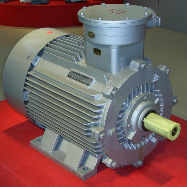 YVFE2-160M-6防爆电机45°角实拍